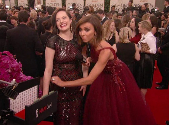 Elisabeth Moss, Giuliana Rancic Elisabeth Moss, Giuliana Rancic